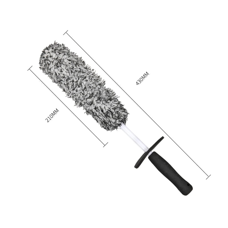 SEAMETAL Car Wash Microfiber Wheels Brush Non-Slip Ultra Soft Car Cleaning Gloves Mitt Car Wheel Spokes Brushes Car Accessories