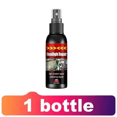 Car Headlight Restoration Fluid - Fast Remove Yellowing & Scratches, Restore Clarity & Shine, Enhance Night Driving Safety