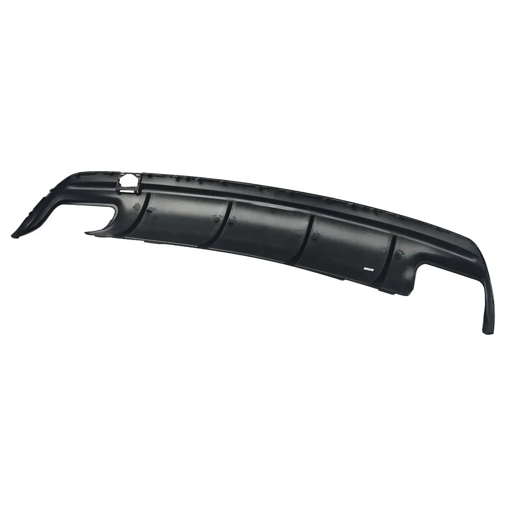 MagicKit For Mercedes Benz  AMG W117 C117 X117 Rear Diffuser With Exhaust Tailpipes CLA260 CLA45 Rear Bumper Lip Gloss Black