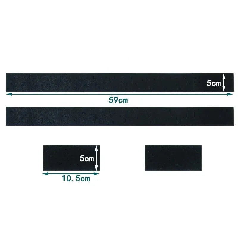 1set Car Trunk Organizer Elastic Fixing Strap Fire Extinguisher Fixing Strap Universal Storage Bracket Velcro Strip Auto Parts